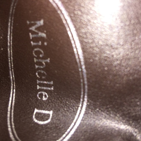 Michelle D Leather Boots M&M Brown Size 9 - Picture 7 of 7